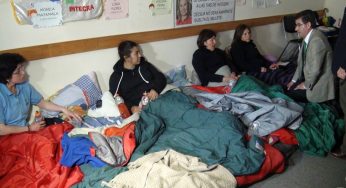 Presidente de la Asociación apoya a funcionarios de Integra